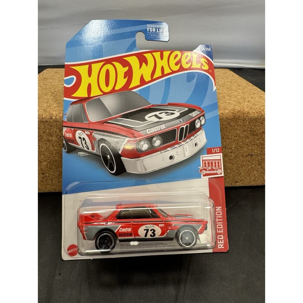 Hot Wheels '73 BMW 3.0 CSL Race Car Red Edition 1/12 Target Exclusive HCY58 New